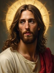 Portrait of Jesus Christ.