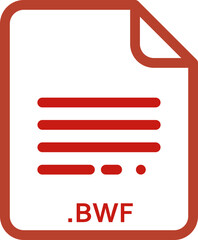 Wall Mural - BWF inside fill icon with minimal lines and rectangle