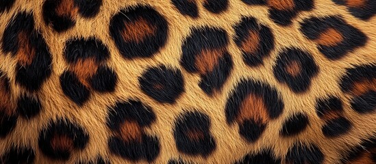 leopard fur pattern background