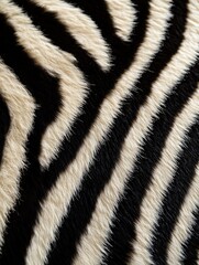 Wall Mural - Zebra skin background