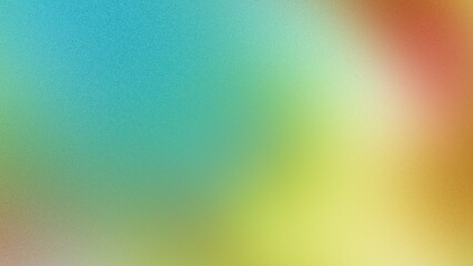 Fototapete - Abstract Digital grainy gradient with a colorful soft noise effect. A unique blend of vintage vibes and lo-fi VHS Glitch Texture.