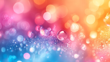 Vibrant Shimmering Wallpapers, Bright and Colorful Backgrounds with Glitter and Light Effects