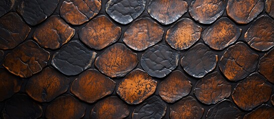 Poster - Snake leather skin pattern background