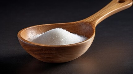 Sticker - White Sugar in Wooden Spoon