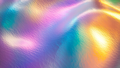 Canvas Print - Bright colors decoration in modern futuristic glowing illustration generated by AI