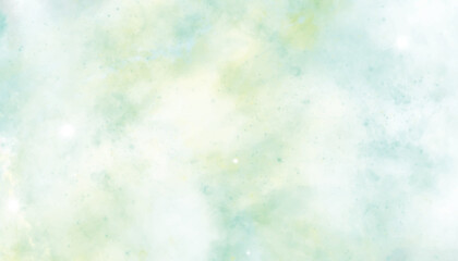 Wall Mural - Green watercolor background. Abstract pastel green background texture. abstract watercolor hand painted background.