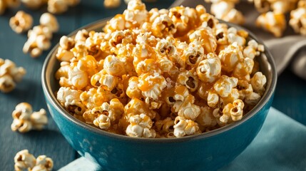 Canvas Print - Caramel Popcorn Bowl