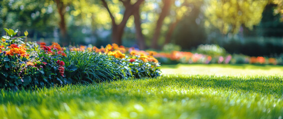 Canvas Print - Summer Garden Closeup.