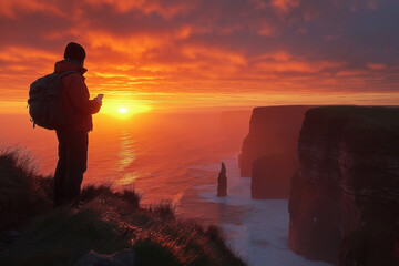 Wall Mural - Ireland At Sunset