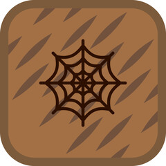 Canvas Print - Spider Web Icon Design