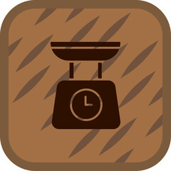 Sticker - Weight Scale Icon Design