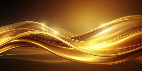 Smooth flowing wave lines pattern with dynamic gold gradient light, flowing, wave, lines, pattern, smooth, curve, dynamic