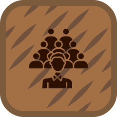 Sticker - Crowd Icon Design