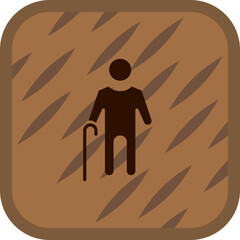 Wall Mural - Elderly Care Icon Design