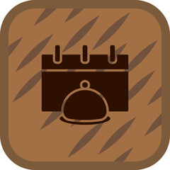 Sticker - Dinner Icon Design