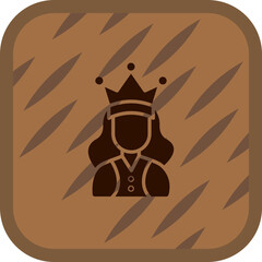 Sticker - Queen Icon Design