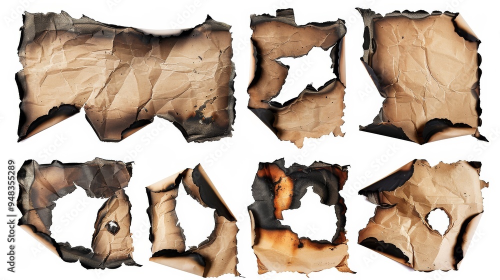 Explore this stunning Burnt Vintage Paper Textures Set, perfect for all ...