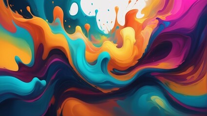 Abstract blue and orange texture background - Vibrant abstract background