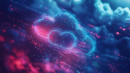 background cloud based content management and collaboration software, 16:9