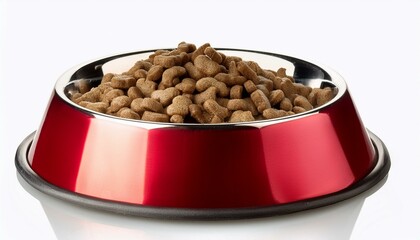 pets bowl isolated on white background