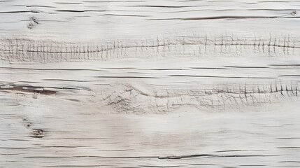 Wall Mural - Background texture from a plank of white wood with grain and patterns