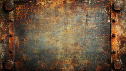 Wall Mural - Rusty Metal Texture.