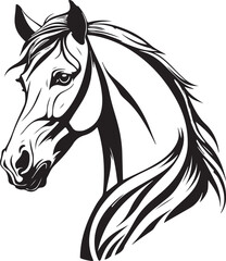 Wall Mural - horse icon Vector  Illustration design