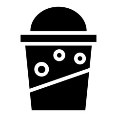 Sticker - Drinks Food Shaker Glyph Icon