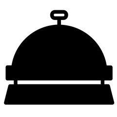 Wall Mural - Cafe Food Order Glyph Icon