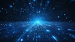 © Tackey - Abstract digital blue data space background with glowing light points and lines, representing technology and future innovation.