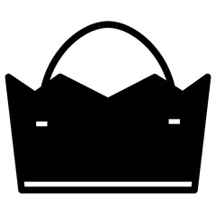 Wall Mural - Fashion Item Bag Glyph Icon