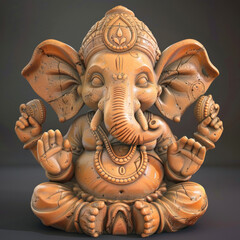 Wall Mural - lord ganesha sculpture for ganesha festival