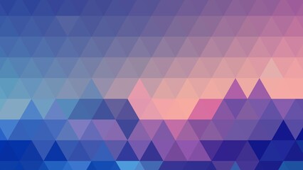 Wall Mural - Colorful triangle pattern background