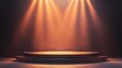 © NATTAKORN - Stylish Podium for Promoting New Product Unveil with Dramatic Lighting
