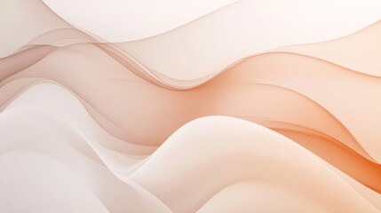 Leinwandbilder - A minimalist abstract background featuring soft, flowing shapes and muted tones, providing a calm and serene visual experience.