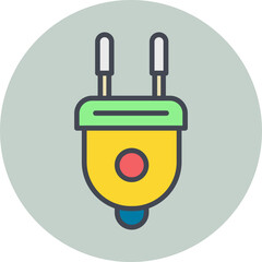 Poster - Plug Vector Icon