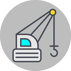 Poster - Crane Vector Icon