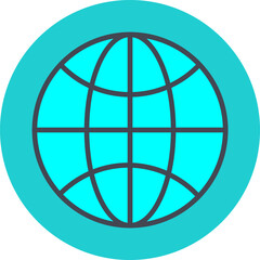 Poster - Globe Vector Icon