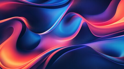 Aufkleber - An abstract background with fluid, organic shapes and gradients blending from dark to light, creating a sense of movement and flow.