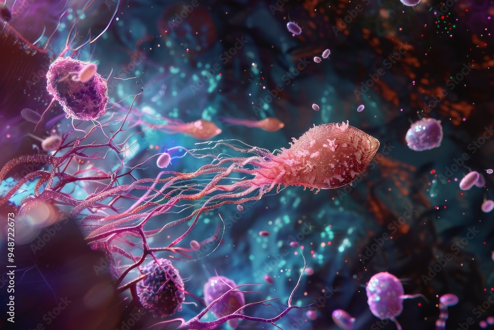 Image showing the various stages of human embryo development, emphasizing important transitions from conception to early stages, AI generated