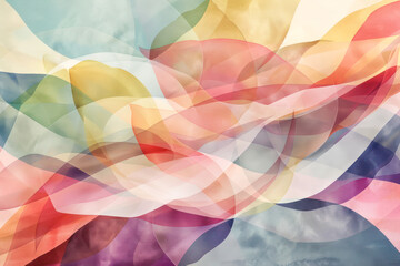 Sticker - Abstract wavy gradient background, ideal for use in digital designs, web banners, and modern artistic projects.