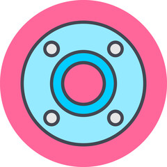 Poster - Flange Vector Icon