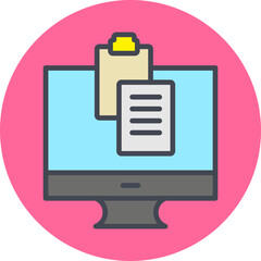 Poster - Paste Vector Icon