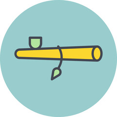 Wall Mural - Pipe Of Peace Vector Icon