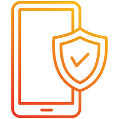 Sticker - Mobile Protection Icon