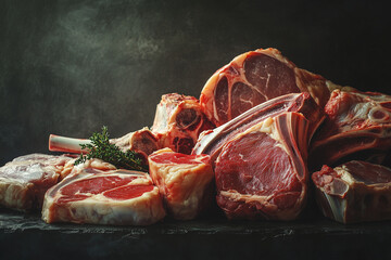 Canvas Print - fresh meat