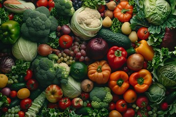 Canvas Print - Vibrant and Colorful Fresh Produce