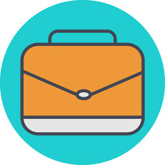 Poster - Briefcase Vector Icon