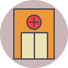 Wall Mural - Emergency Room Vector Icon