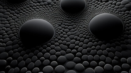 Wall Mural - abstract background with dotted fractal ornament and science styled cellular mesh